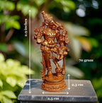 Brown Copper Idols Of Lakshmi Varahar, 2.7 Inches, 70G Handmade Pack Of 1 Piece