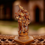 Brown Copper Idols Of Lakshmi Varahar, 2.7 Inches, 70G Handmade Pack Of 1 Piece