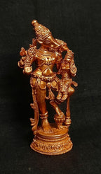 Brown Copper Idols Of Lakshmi Varahar, 2.7 Inches, 70G Handmade Pack Of 1 Piece