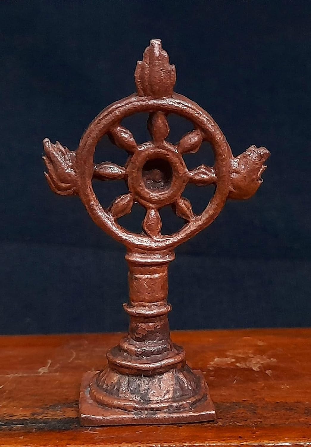 Copper Copper Handmade Sudarasana Chakaram, 2.1 Inches, Pack Of 1 Piece