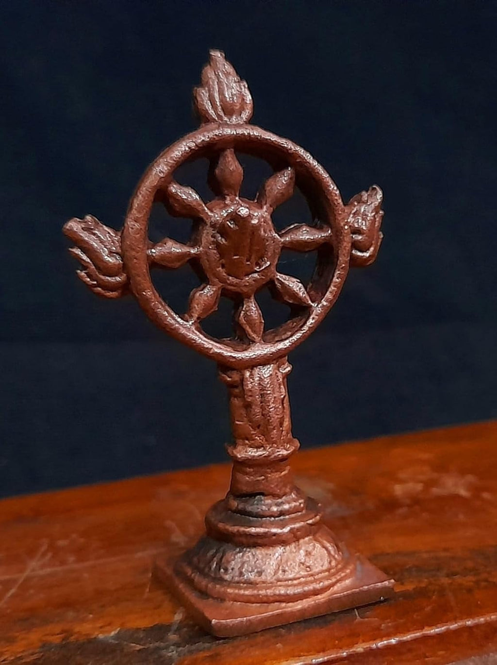 Copper Copper Handmade Sudarasana Chakaram, 2.1 Inches, Pack Of 1 Piece