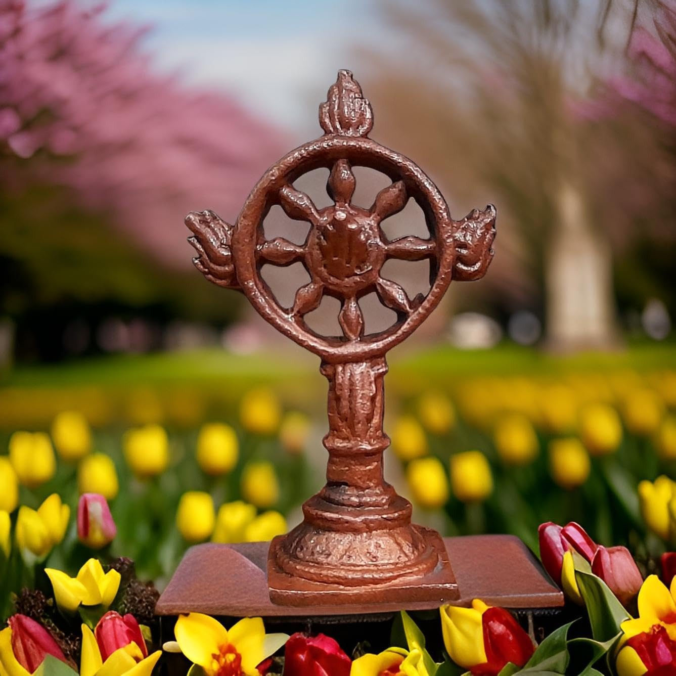 Copper Copper Handmade Sudarasana Chakaram, 2.1 Inches, Pack Of 1 Piece