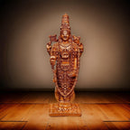 Brownish-Orange, Copper Handmade Balaji Idol 3.25 Inches, 100G, Pack Of 1 Piece