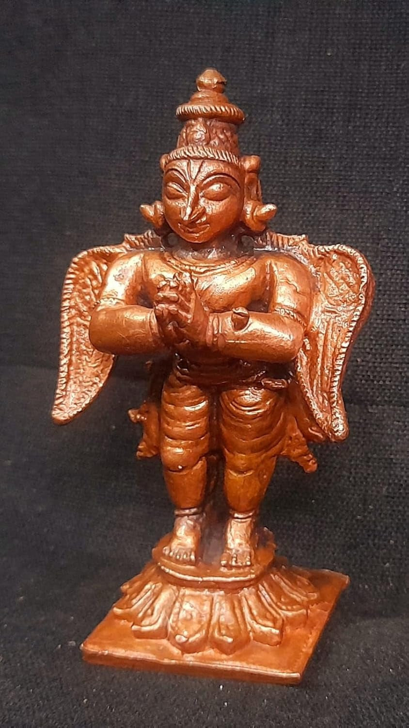 Brown Copper Handmade Garudar 2.8 Inches115 Gram, Pack Of 1 Piece