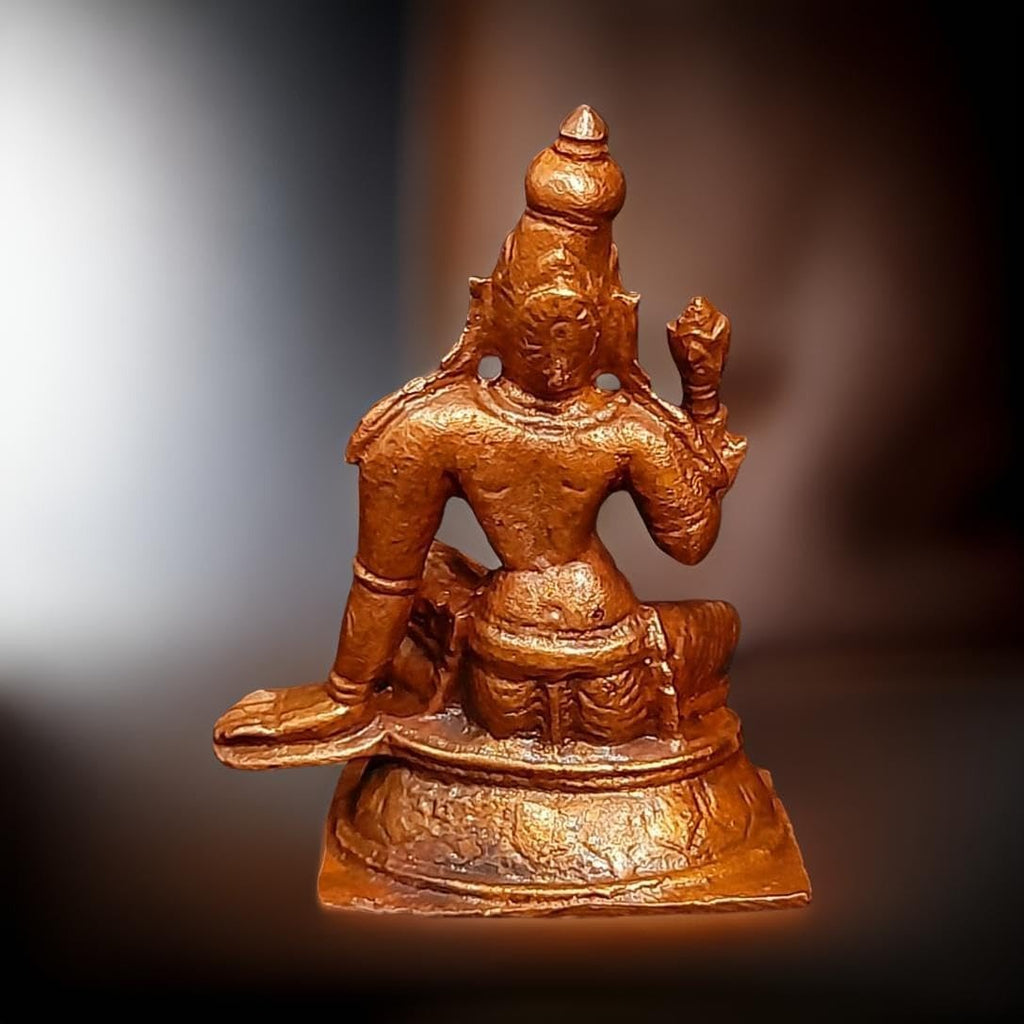 Antique Handmade Copper Idols Of Bhoogasakthi, 2.1 Inches 93 Gram, Pack Of 1 Piece
