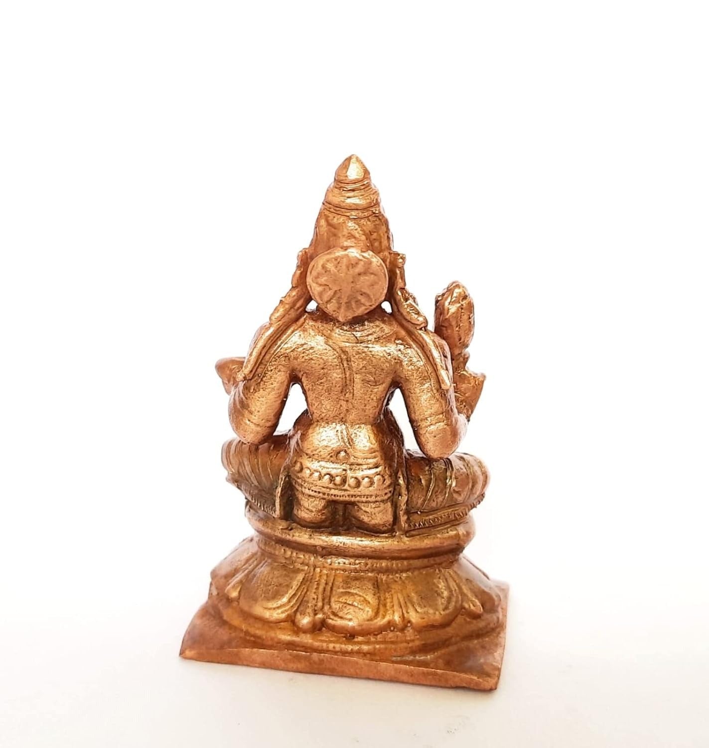 Brownish-Orange Copper Idols Of God Bhoogasakthi 2.5 Inches, 200G, Patina Antique Finish, Pack Of 1 Piece