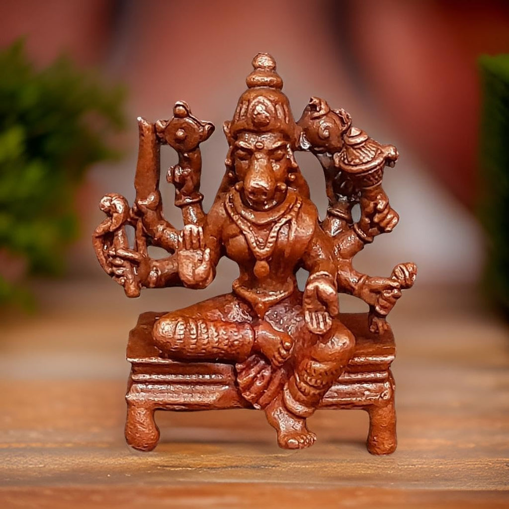 Copper Idols Of God Goddess Varahi, 1.5 Inches, 65 Gram, Pack Of 1 Piece