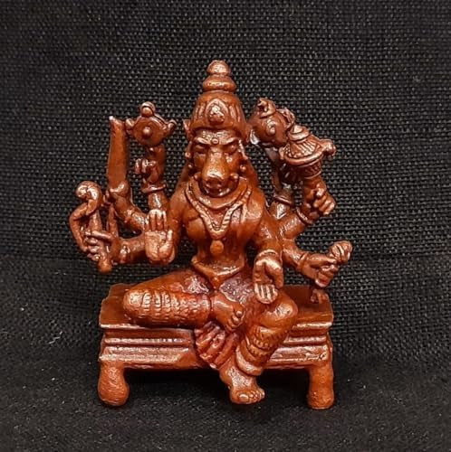 Copper Idols Of God Goddess Varahi, 1.5 Inches, 65 Gram, Pack Of 1 Piece