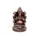 Brown Copper Idols Of God Ganesh, 1.4 Inches, 40 Gram, Patina Antique Finish, Pack Of 1 Piece