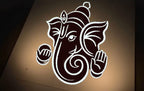 Unikraf  Ganesha Rangoli Kolam Stencil Wooden 5×5 Inches Pack of 1 Piece