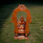 Brown Copper Handmade Varahar With Prabhavalli 490 Gram, 4.7 Inches, Pack Of 2 Piece