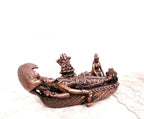 Brownish-Orange Copper Idols Of God Anandha Padmanabhaswamy, 2.7 Cm, 70 G, Patina Antique Finish, Pack Of 1 Piece