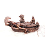 Brownish-Orange Copper Idols Of God Anandha Padmanabhaswamy, 2.7 Cm, 70 G, Patina Antique Finish, Pack Of 1 Piece