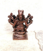 Brown Copper Idols Of Lakshmi Varahar, 2.5 Inches, 60G Handmade Pack Of 1 Piece