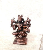 Brown Copper Idols Of Lakshmi Varahar, 2.5 Inches, 60G Handmade Pack Of 1 Piece