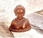 Brownish-Orange Copper Idols India, 1.5 Inches, Handmade Gowri Idol, 78G, Patina Antique Finish, Pack Of 1 Piece