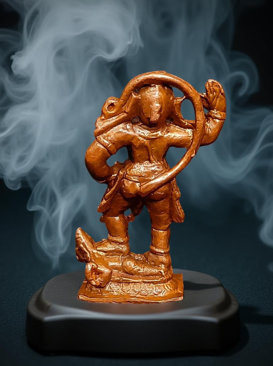 Brown Copper God Idol Hanuman, 2.1 Inches, 60G, Pack Of 1 Piece