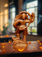Brown Copper God Idol Hanuman, 2.1 Inches, 60G, Pack Of 1 Piece