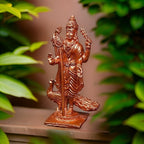 Brownish-Orange Copper Idols India, Handmade Murugar 2.6 Inches, 80G, Pack Of 1 Piece