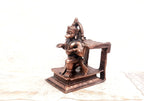 Brownish-Orange Copper Idols, 7.5 Cm, Handmade Hanuman 310 G, Patina Antique Finish, Pack Of 1 Piece