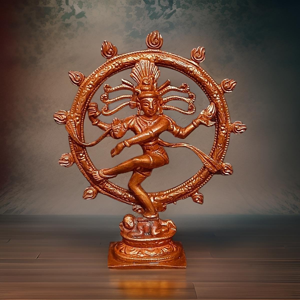 Copper Idols India, Handmade Natarajar, 3.3 Inches, 107G, Pack Of 1 Piece