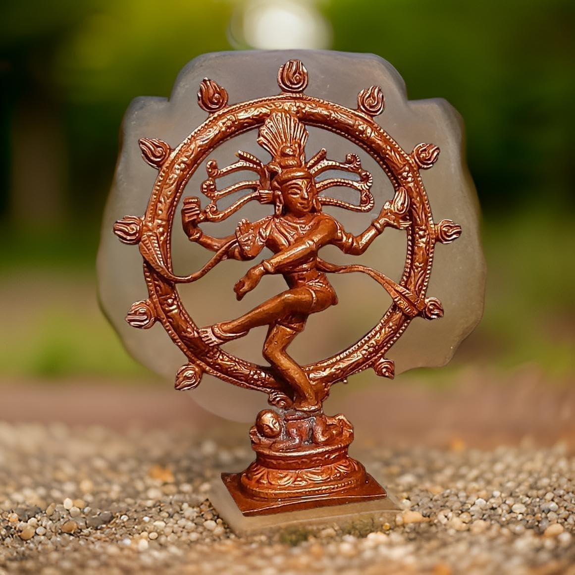 Copper Idols India, Handmade Natarajar, 3.3 Inches, 107G, Pack Of 1 Piece