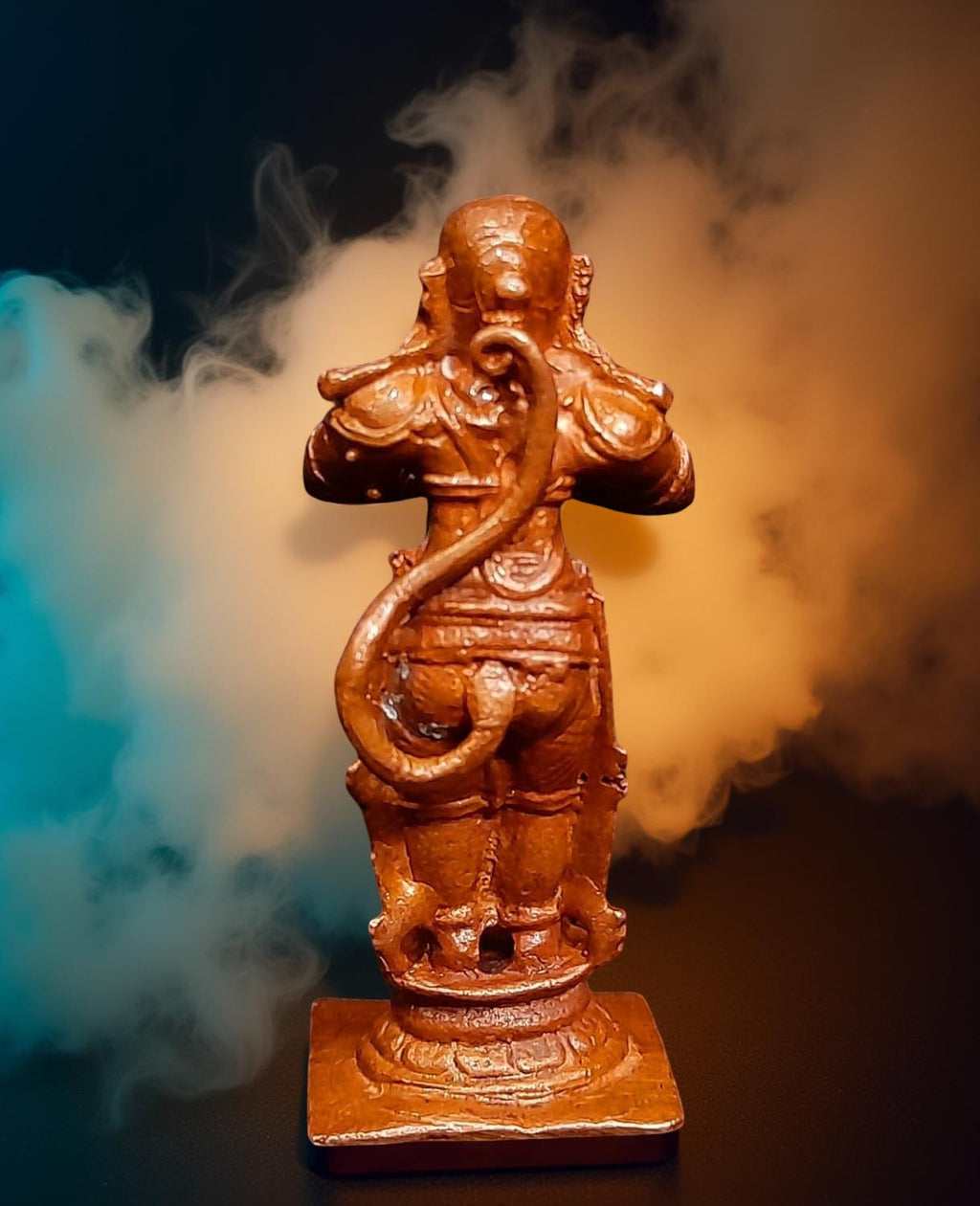 Brown Copper God Idols Hanuman, 2.3 Inches, 60G, Patina Antique Finish, Pack Of 1 Piece