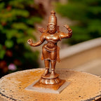 Reddish-Brown Copper Idols Of God Rama, Hand Made, 2 Inches, 35 Gm, Patina Antique Finish, Pack Of 1 Piece