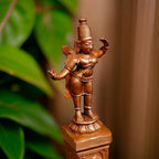 Reddish-Brown Copper Idols Of God Rama, Hand Made, 2 Inches, 35 Gm, Patina Antique Finish, Pack Of 1 Piece
