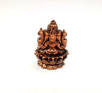 Brownish-Orange Copper Idolsby, 1.7 Inches, Handmade Ganesh, 99G, Patina Antique Finish, Pack Of 1 Piece