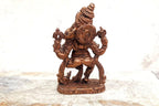 Brownish-Orange Copper Idols, 7.7 Cm, Handmade Ganesh 170Grams, Patina Antique Finish, Pack Of 1 Piece