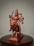 Unikraf  , Copper Handmade Goddess Durga, 4.7 inches 564 Grams, Pack of 1 Piece